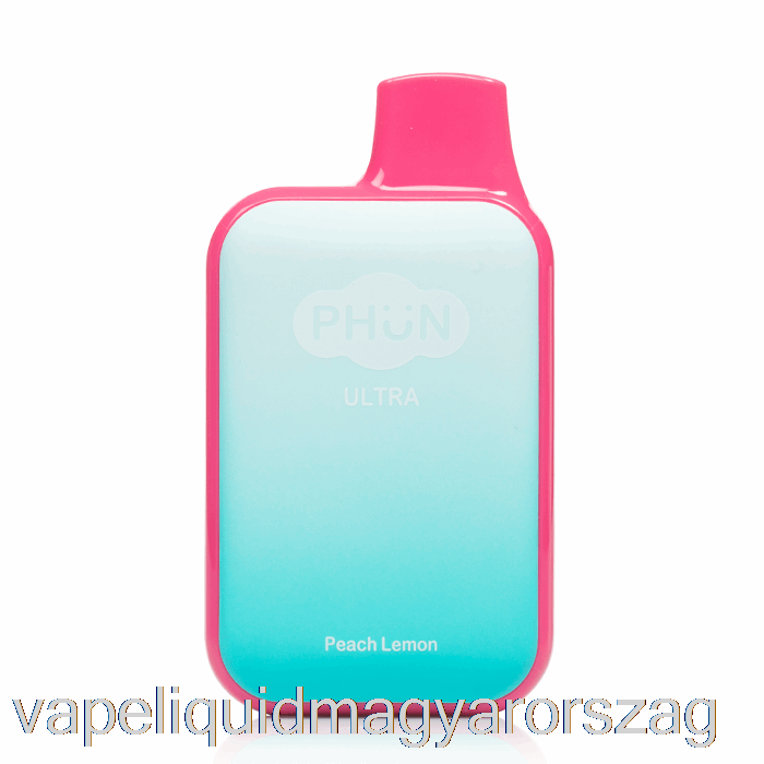 Phun Ultra 6000 Eldobható Barack Citrom Vape Toll